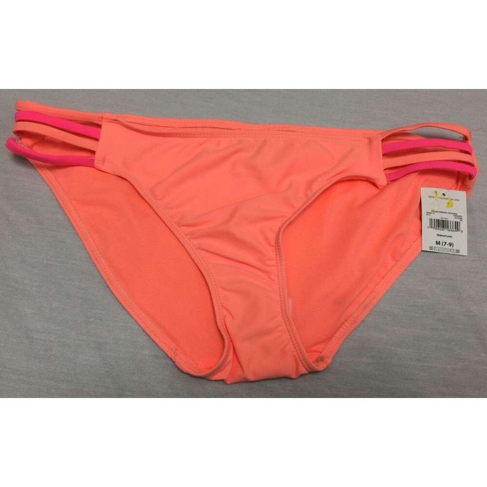 NWT COLLECTION BY CATALINA WOMENS SWIM BIKINI BOTTOM SIZE M 7-9